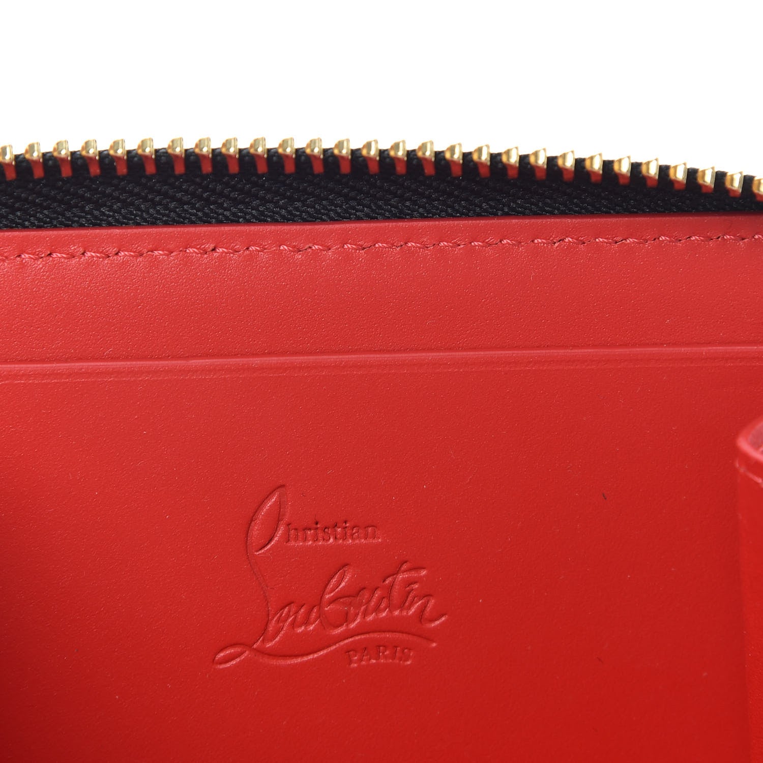 Christian Louboutin Calfksin Spiked Panettone Coin Purse Black 6 of 6