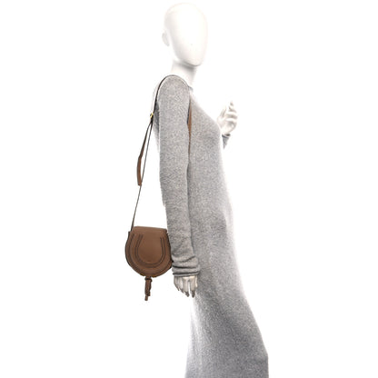 Chloe Calfskin Mini Marcie Round Crossbody Bag Nut 2 of 11