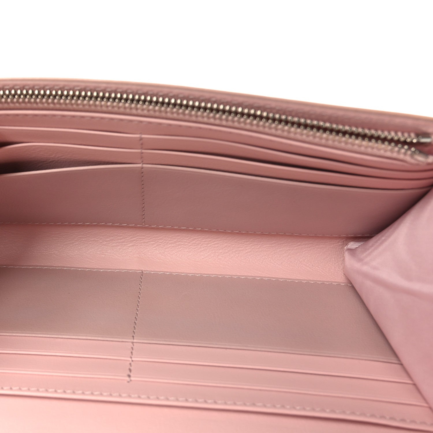 Christian Dior Patent Cannage Lady Dior Rendezvous Wallet On Chain Pink 5 of 9