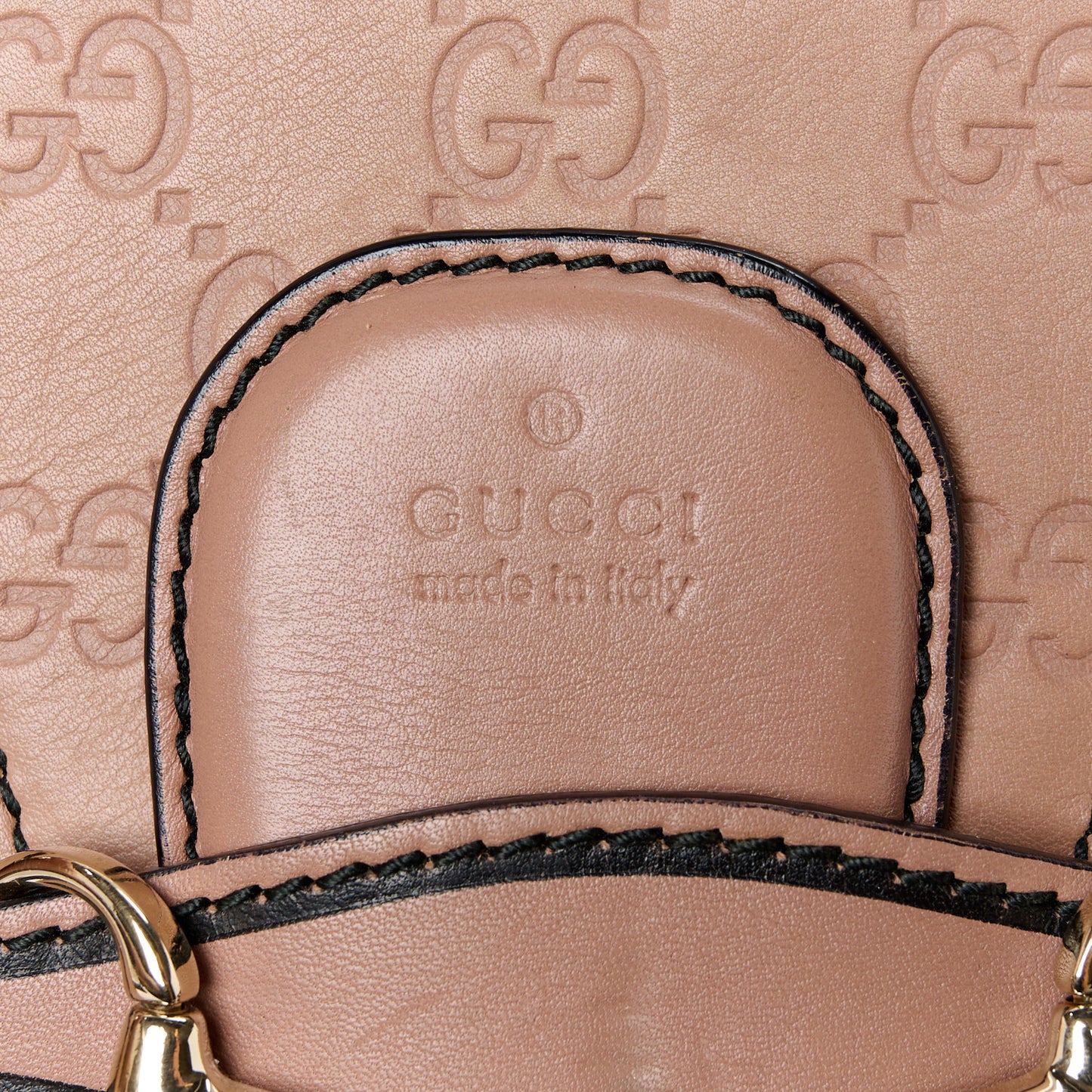 Guccissima Large Emily Chain Shoulder Bag Camelia