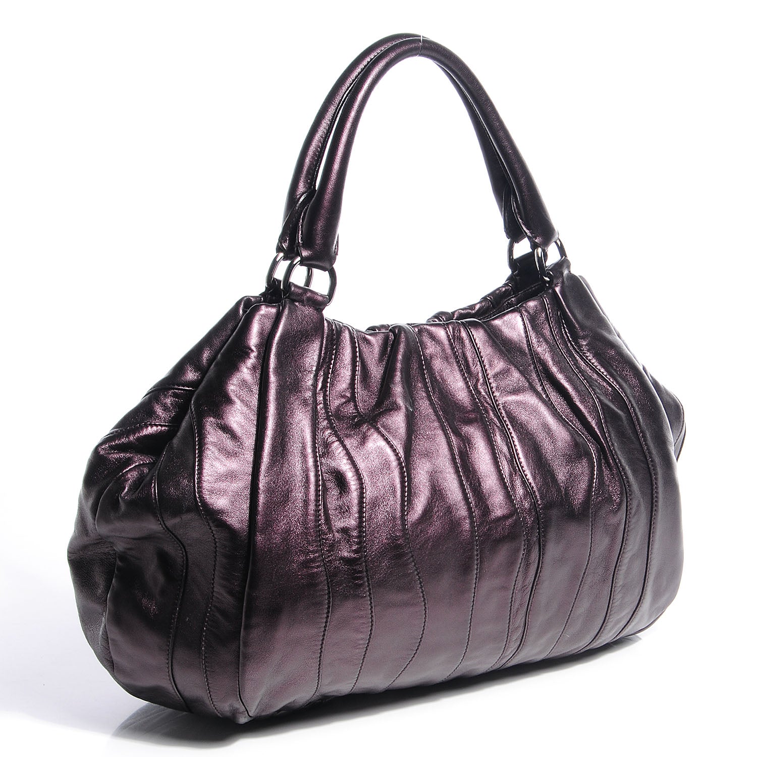 Prada Nappa Mordore Stripes Shoulder Bag Ribes 3 of 10