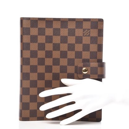Louis Vuitton Damier Ebene Large Ring Agenda Cover 2 of 7