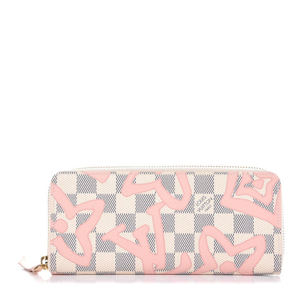 Louis Vuitton Damier Azur Tahitienne Clemence Wallet 1 of 8
