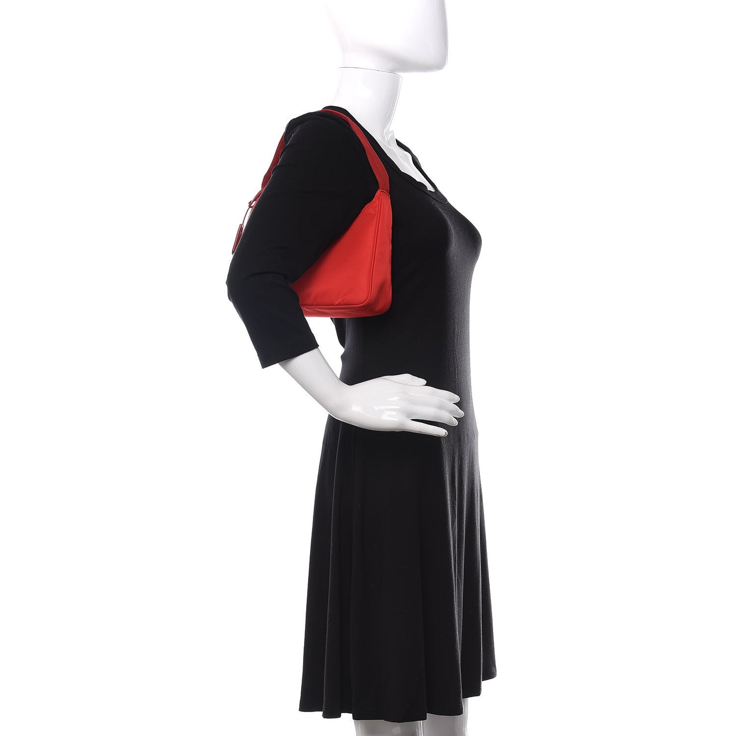 Tessuto Nylon Mini Re-Edition 2000 Bag Rosso