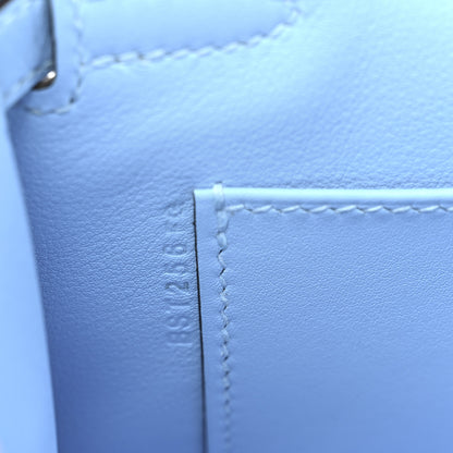 Hermes Swift Kelly Pochette Clutch Celeste 7 of 9
