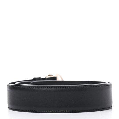 Gucci Calfskin Interlocking G 37mm Belt 85 34 Black 2 of 4