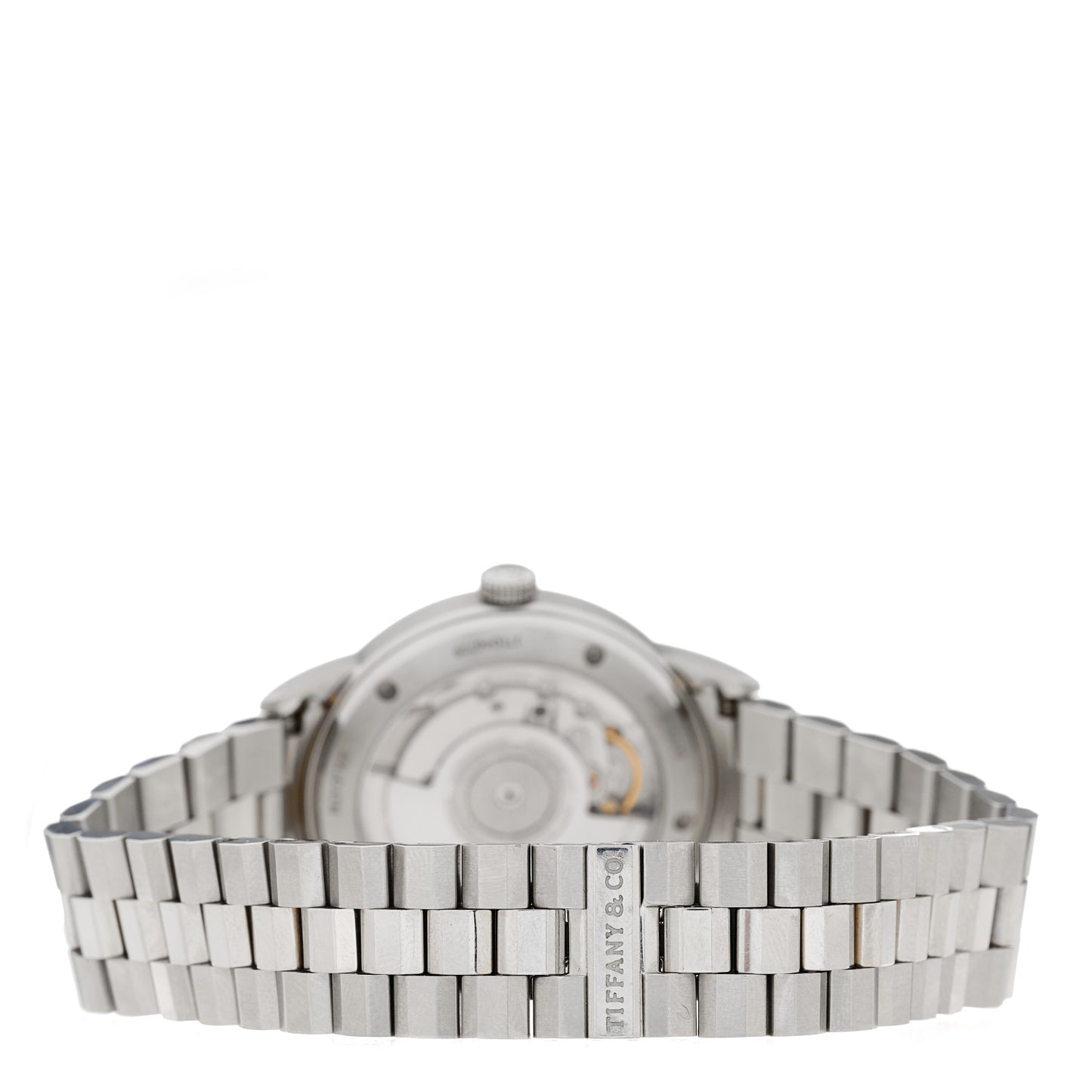 Stainless Steel Diamond Bezel 34mm CT60 3-Hand Automatic Watch White