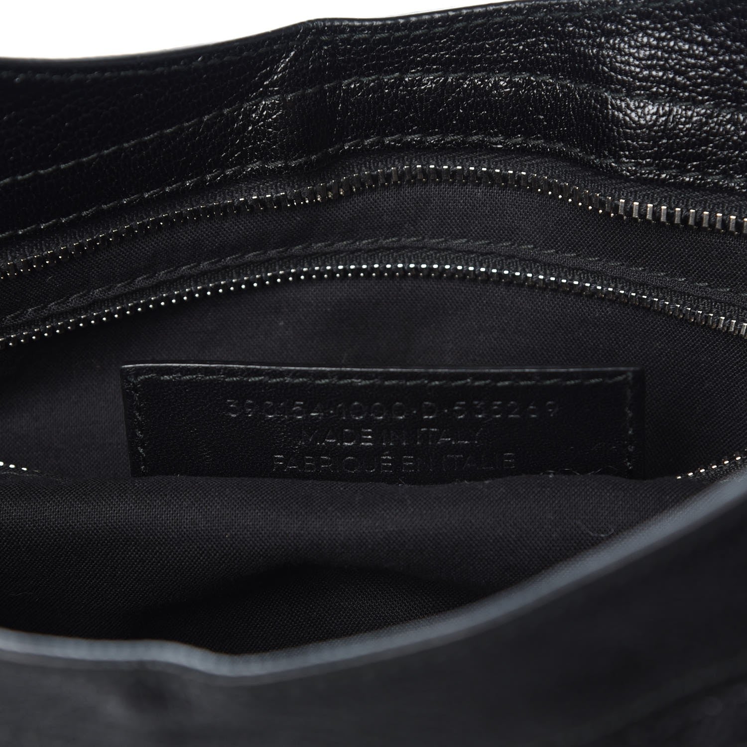 Balenciaga Chevre Silver Metallic Edge Hardware City Black 7 of 7