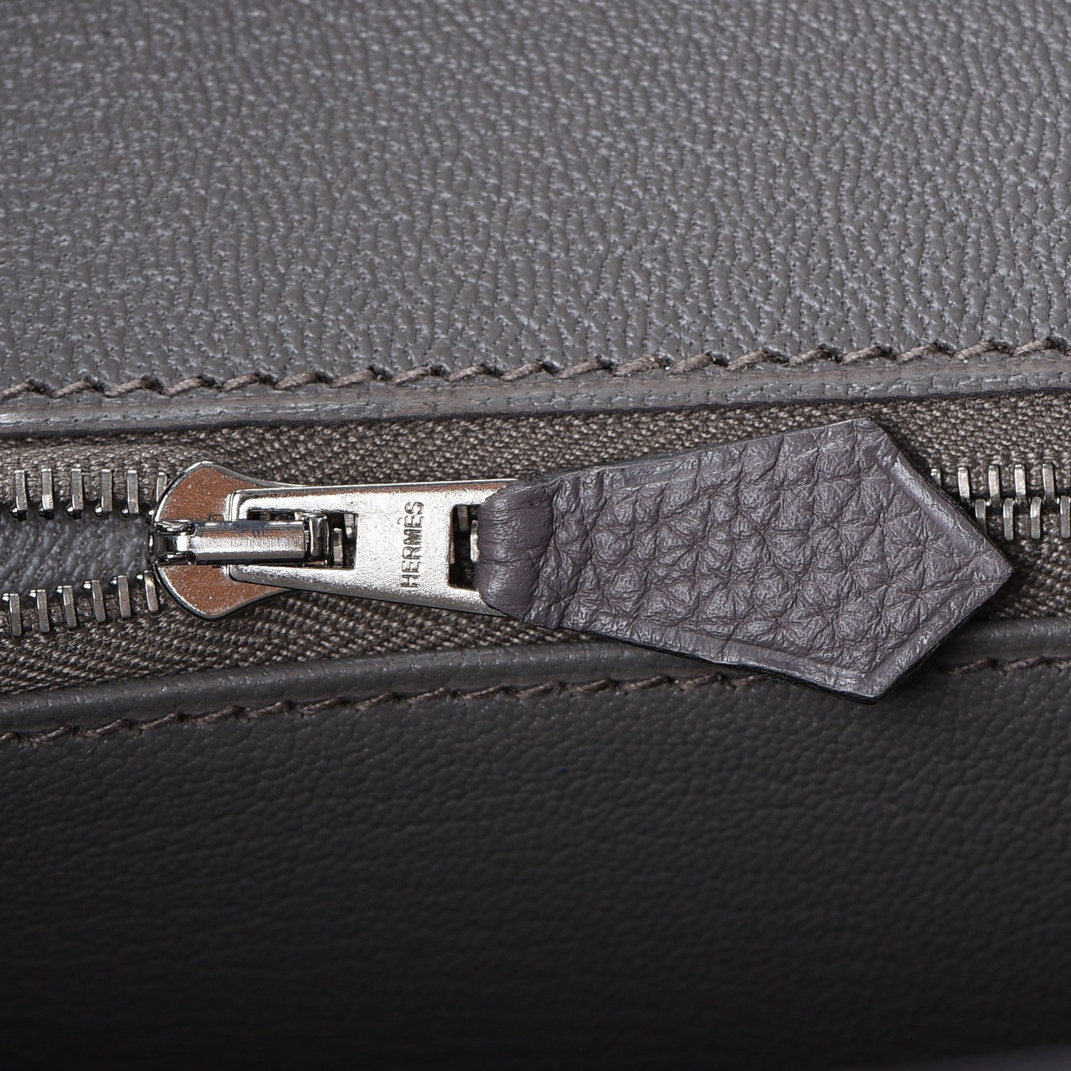 Hermes Togo Birkin 30 Etain 28 of 31