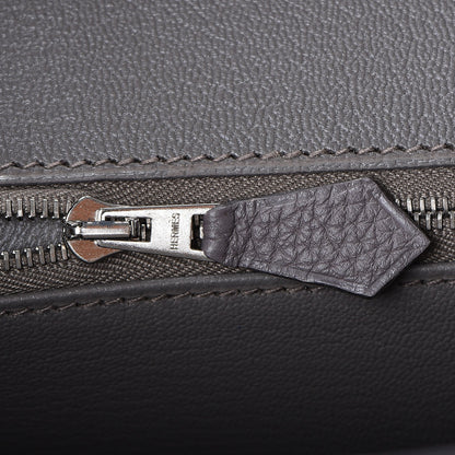 Hermes Togo Birkin 30 Etain 28 of 31