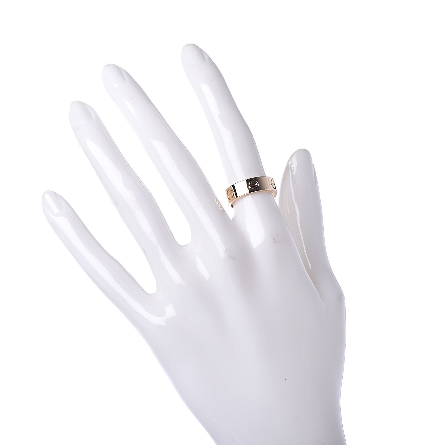 Cartier 18K Yellow Gold 5.5mm LOVE Ring 51 5.75 2 of 4