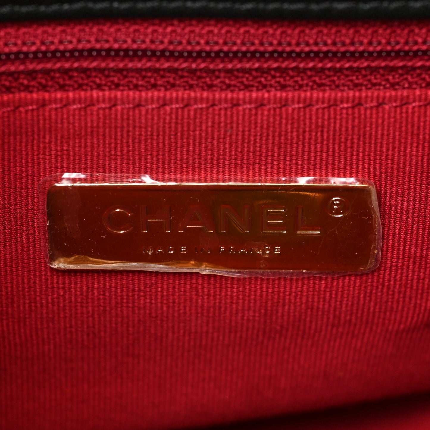 Goatskin Quilted Large Chanel 19 Flap Black