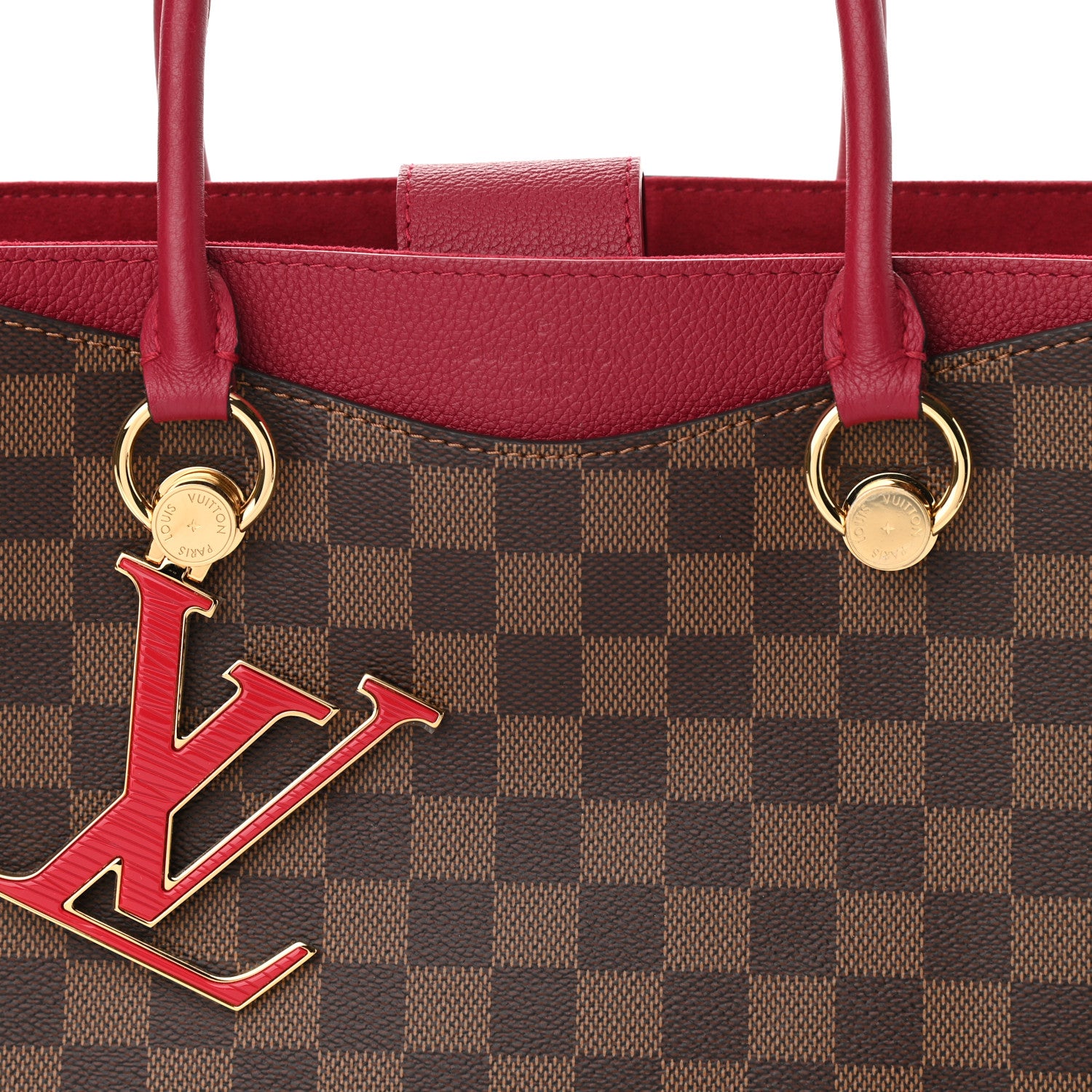 Louis Vuitton Damier Ebene LV Riverside Lie De Vin 8 of 13