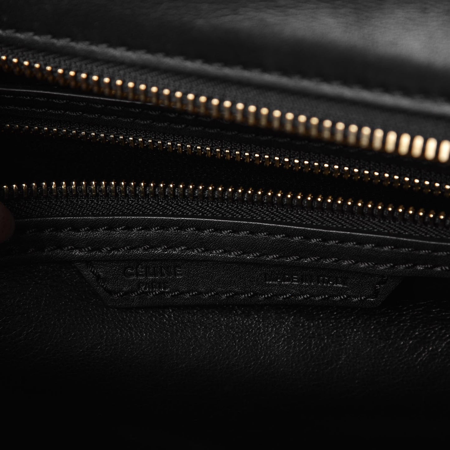 Smooth Calfskin Mini Luggage Black