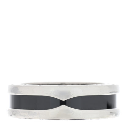 Bulgari Sterling Silver Ceramic Save The Children One-Band Ring 53 6.25 3 of 4