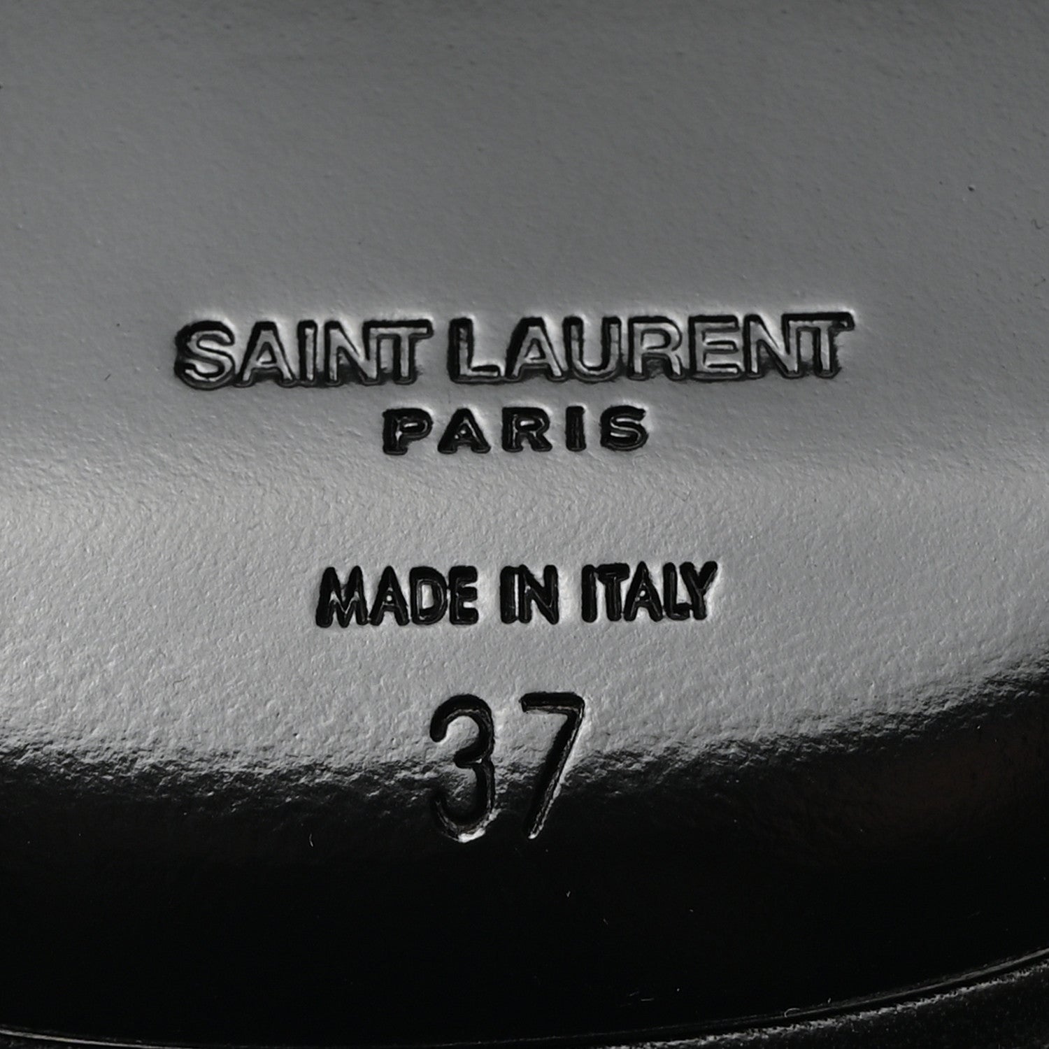 Saint Laurent Vendome Bianca 85 Platform Sandals 37 Black 8 of 9