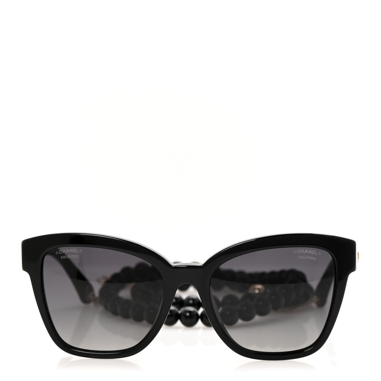 Chanel Acetate Chain Square Sunglasses 5487-A Black 2 of 8