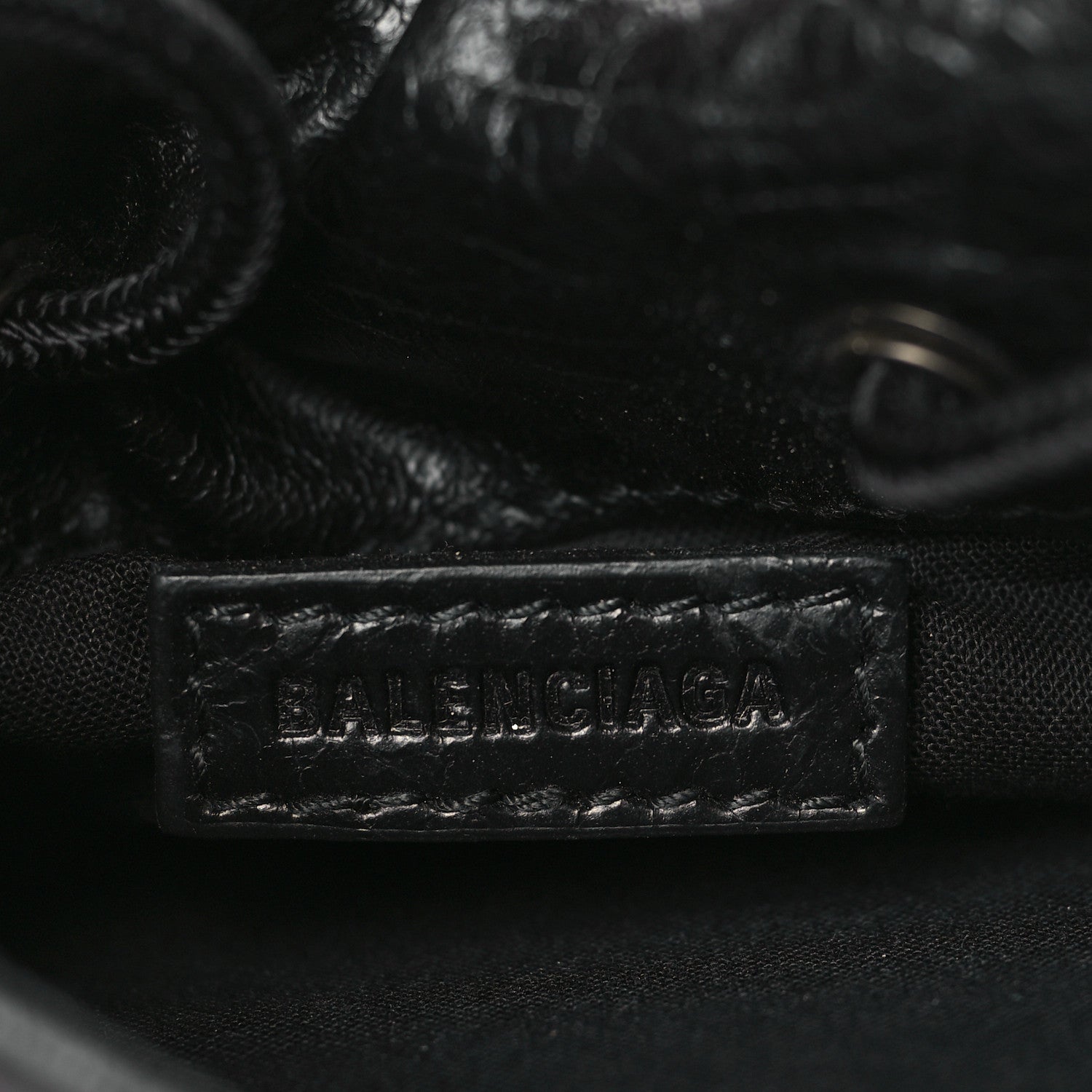 Balenciaga Agneau Arena Small Explorer Crossbody Pouch Black 6 of 8