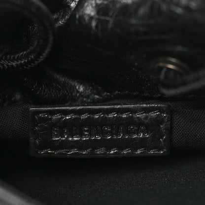 Balenciaga Agneau Arena Small Explorer Crossbody Pouch Black 6 of 8