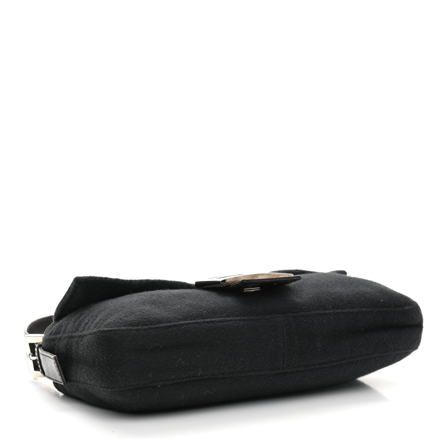 Fendi Wool Baguette Black 4 of 11
