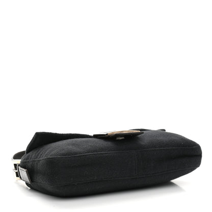 Fendi Wool Baguette Black 4 of 11