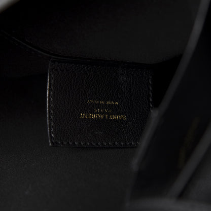 Saint Laurent Calfskin Large Shopping Tote Black 9 of 11