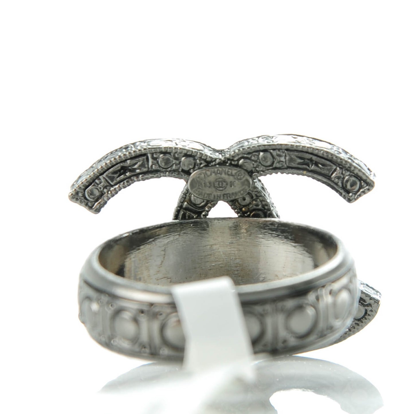 Ruthenium Crystal CC Ring 52 6.5