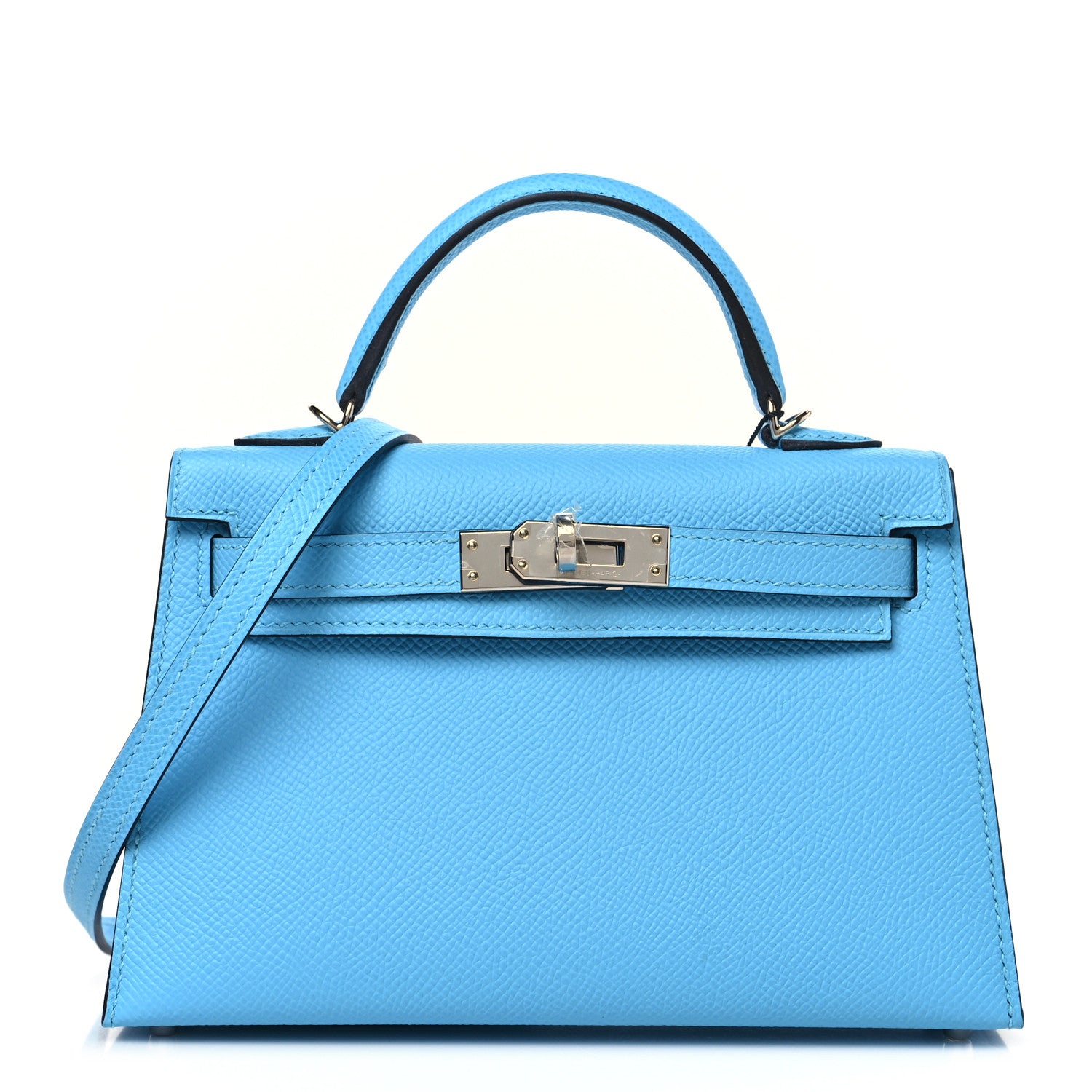 Hermes Epsom Mini Kelly Sellier 20 Celeste 1 of 10