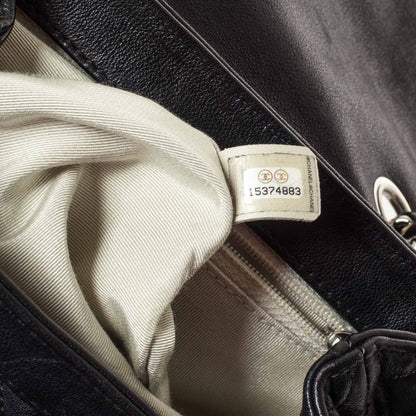 Chanel Washed Lambskin Mini Chain Around Messenger Black 7 of 9