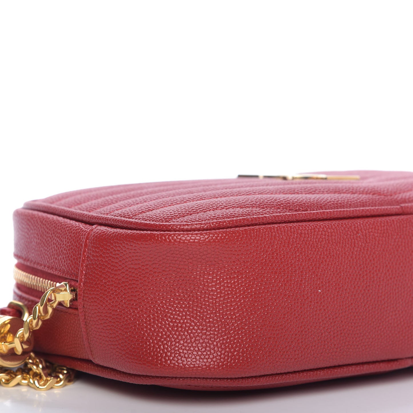 Grain De Poudre Matelasse Monogram Mini Lou Camera Bag Eros Red
