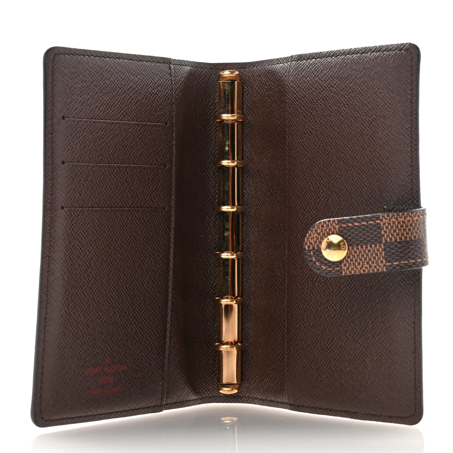 Damier Ebene Small Ring Agenda Cover