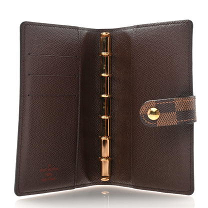 Louis Vuitton Damier Ebene Small Ring Agenda Cover 5 of 7