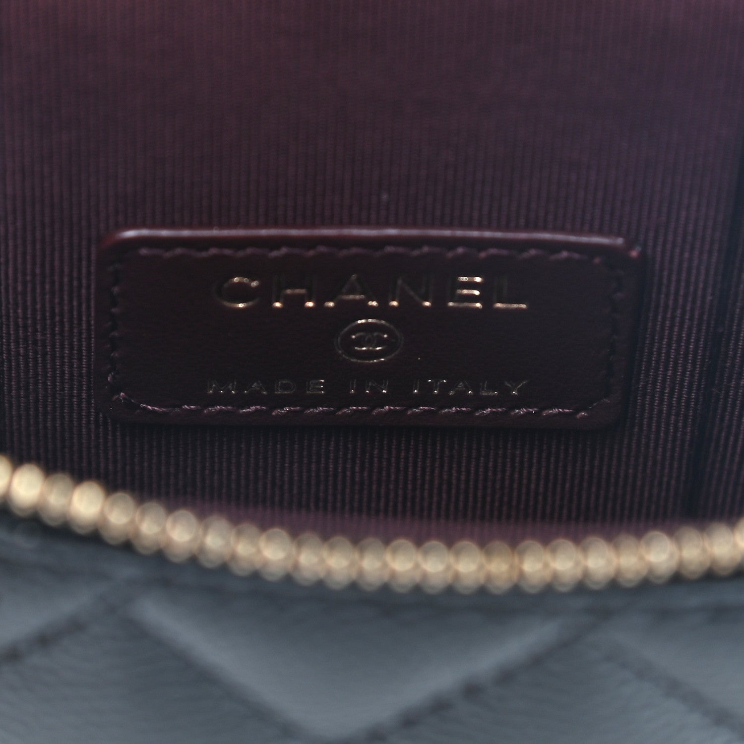 Chanel Caviar Quilted Phone Holder With Chain Black 6 of 9