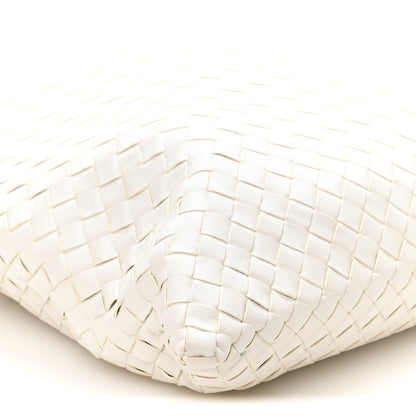 Bottega Veneta Calfskin Intrecciato Large Hop White 9 of 10
