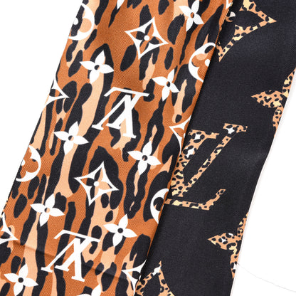 Louis Vuitton Silk Monogram Giant Jungle Bandeau Black 3 of 4