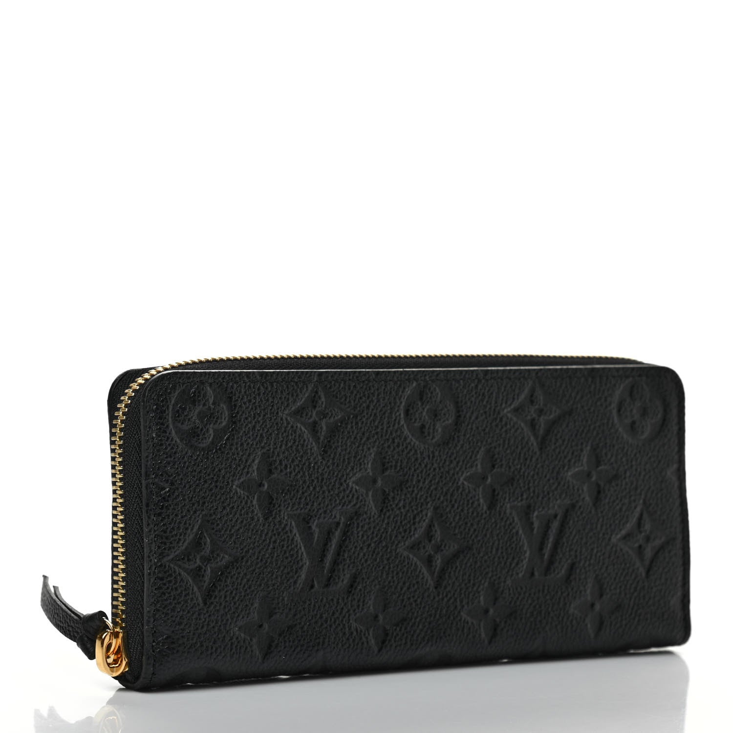 Louis Vuitton Empreinte Clemence Wallet Black 3 of 6