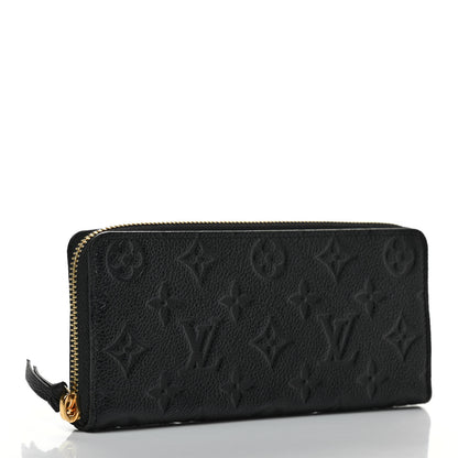 Louis Vuitton Empreinte Clemence Wallet Black 3 of 6