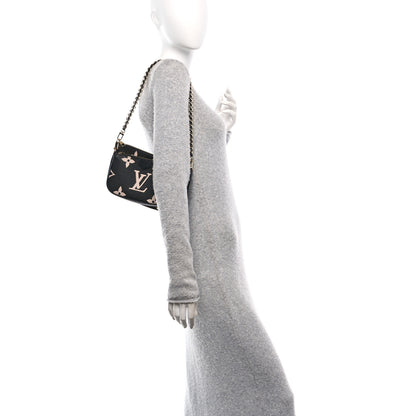 Louis Vuitton Empreinte Monogram Giant Multi Pochette Accessories Black Beige 2 of 10