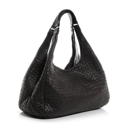 Bottega Veneta Nappa Intrecciato Large Campana Hobo Ebano 3 of 8