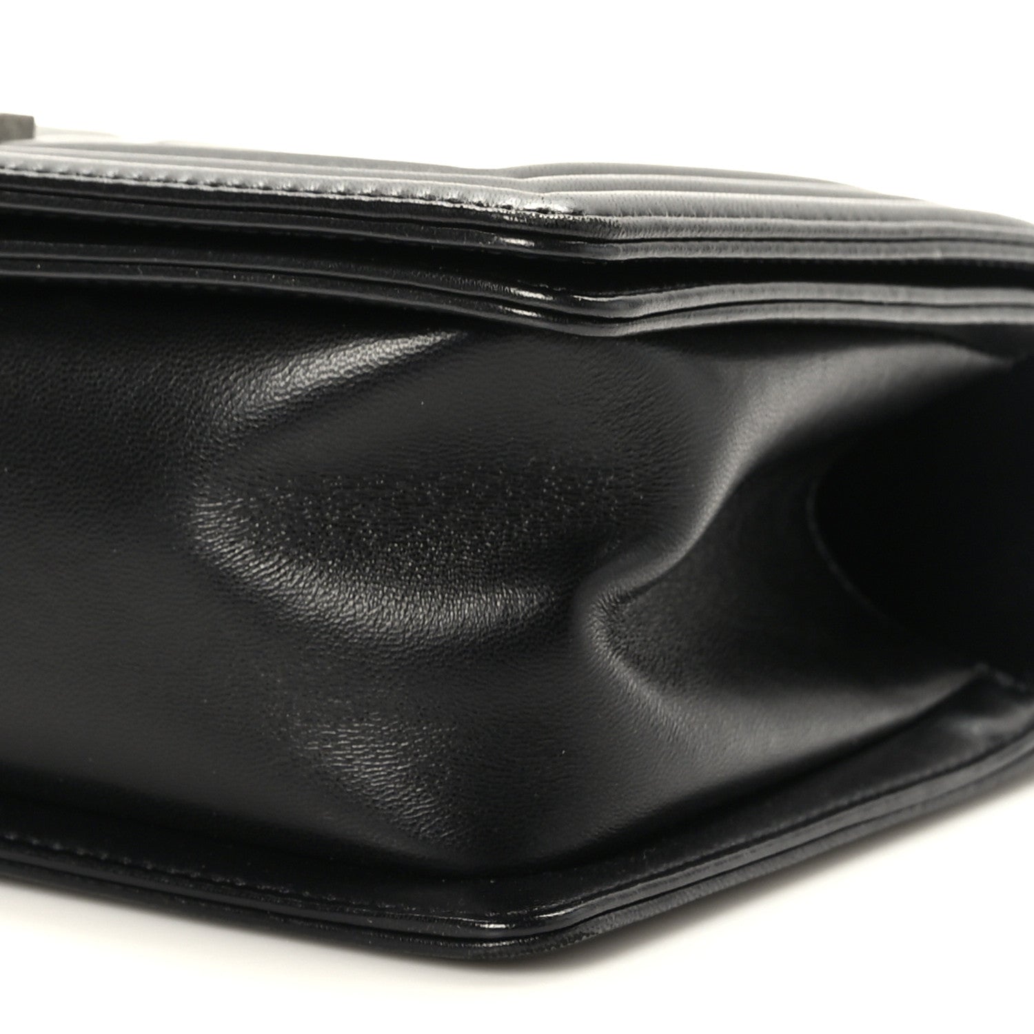 Chanel Lambskin Quilted Medium Boy Flap Black 9 of 10