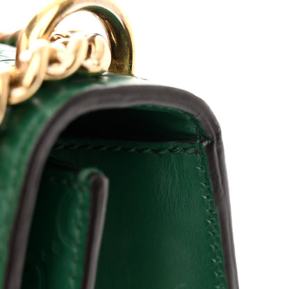 Gucci Guccissima Small Padlock Shoulder Bag Emerald 15 of 15