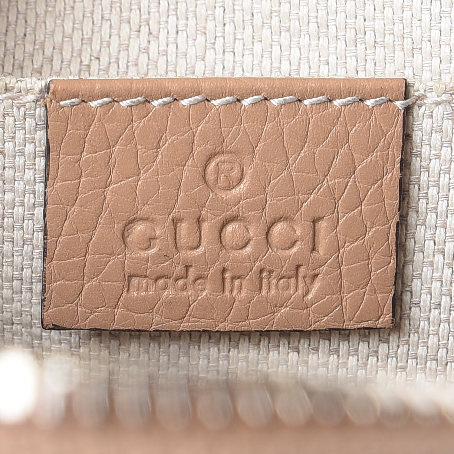 Gucci Pebbled Calfskin Small Soho Disco Bag Rose Beige 6 of 18