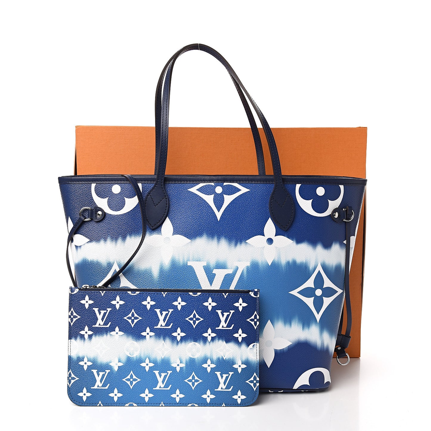 Monogram Escale Neverfull MM Blue