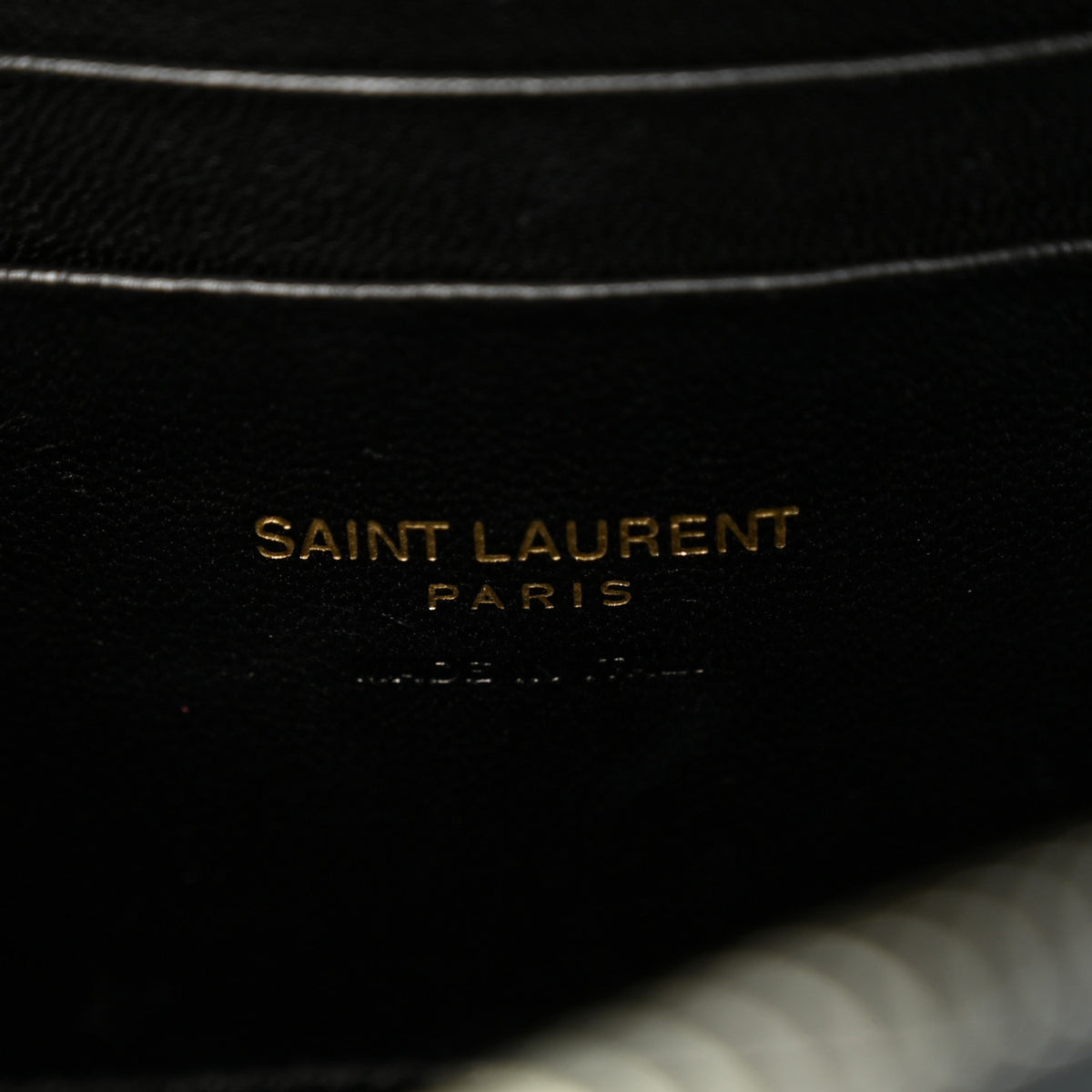 Grain De Poudre Matelasse Monogram Mini Lou Camera Bag Black