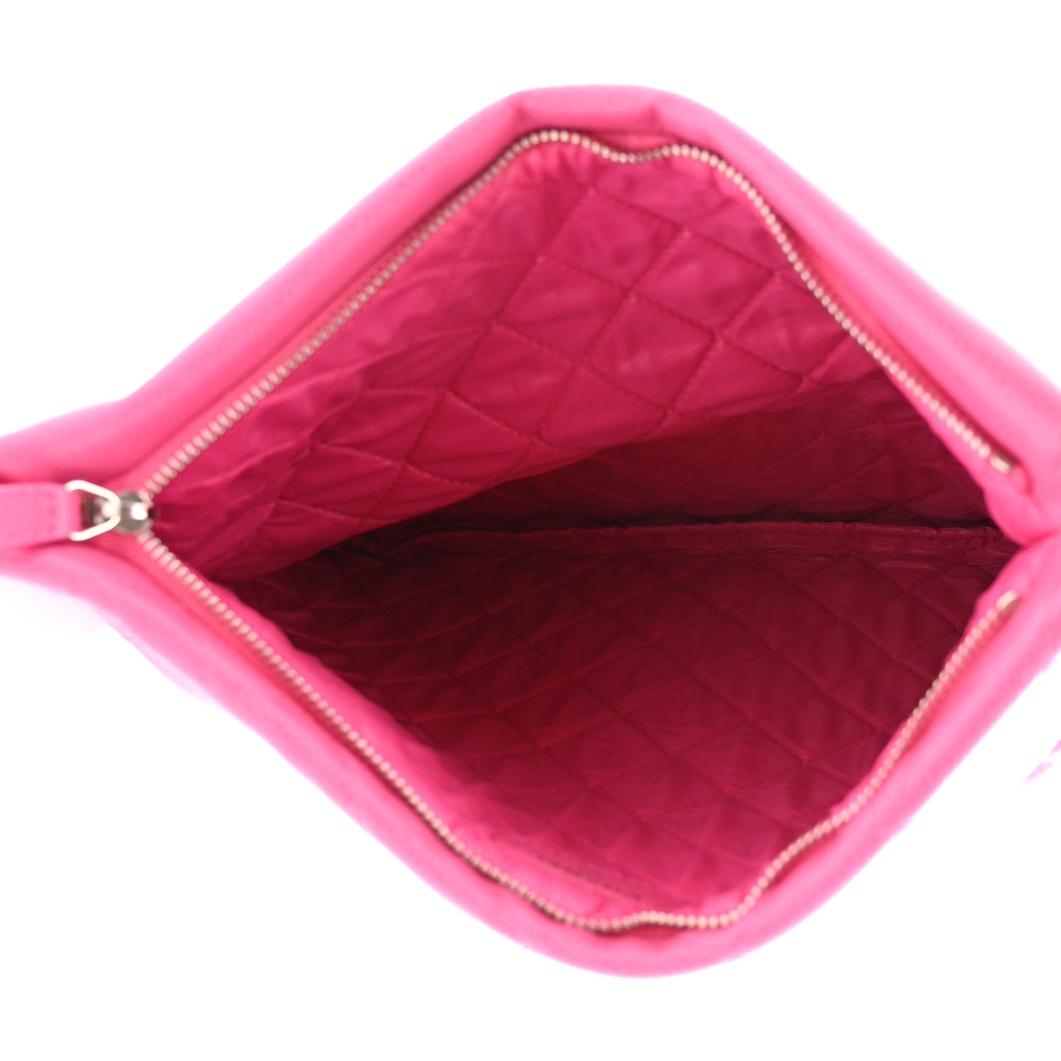 Chanel Caviar Quilted CC Beauty Clutch Pink 6 of 9