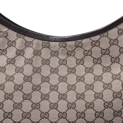 Gucci Monogram Hobo Dark Brown 10 of 12