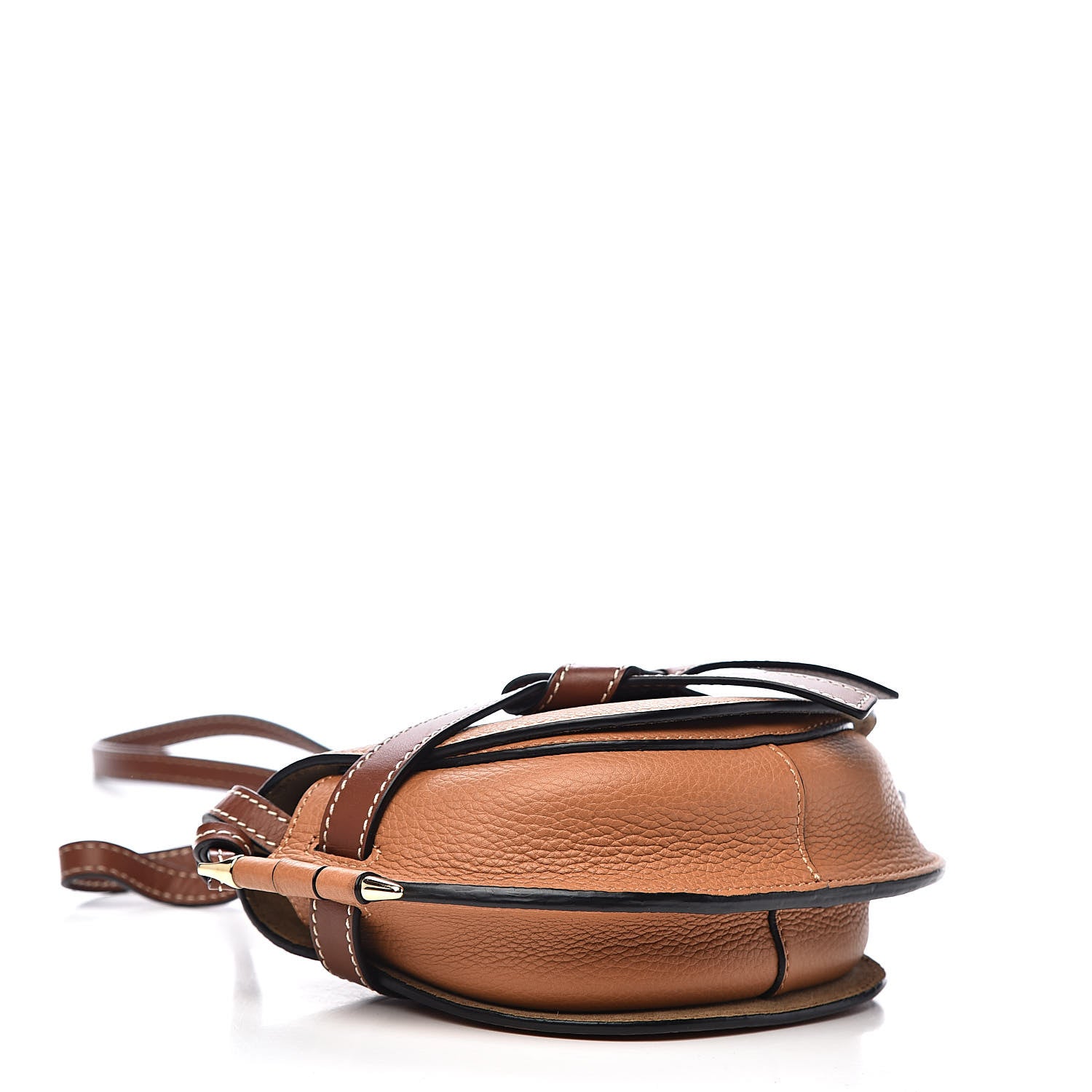 Loewe Grained Calfskin Mini Gate Crossbody Bag Caramel Pecan 4 of 10