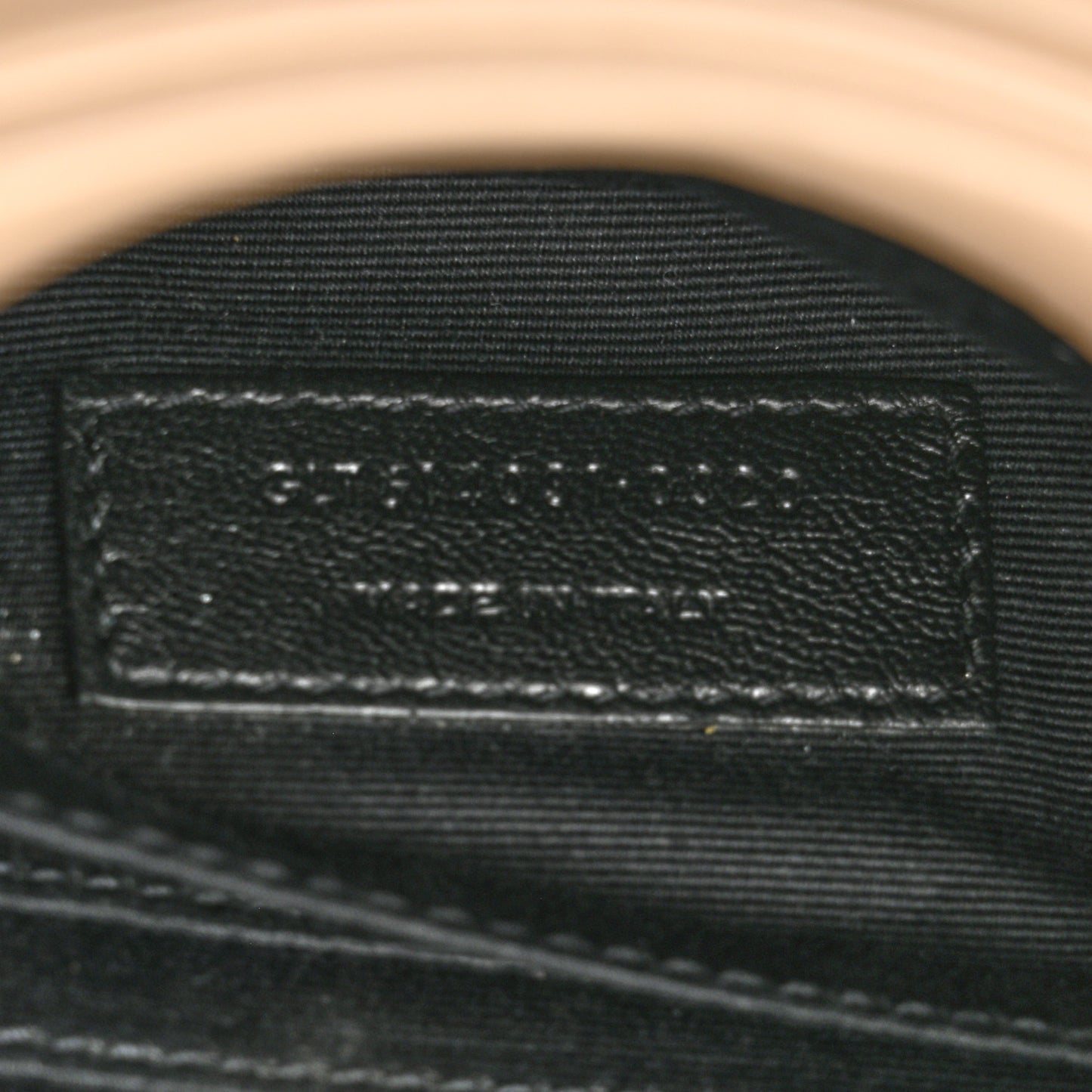 Calfskin Matelasse Monogram Lou Belt Bag Dark Beige