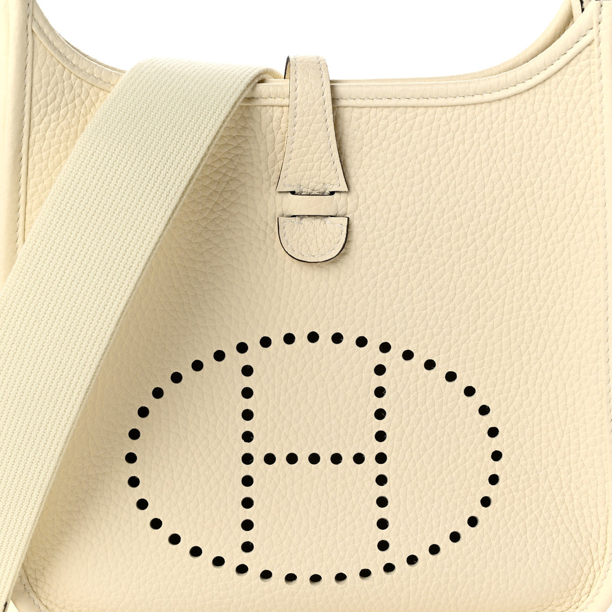 Taurillon Clemence Evelyne 23 Poche III Cream