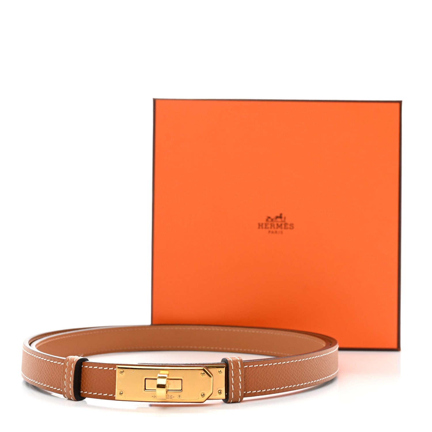 Hermes Epsom Kelly Belt Gold 4 of 4
